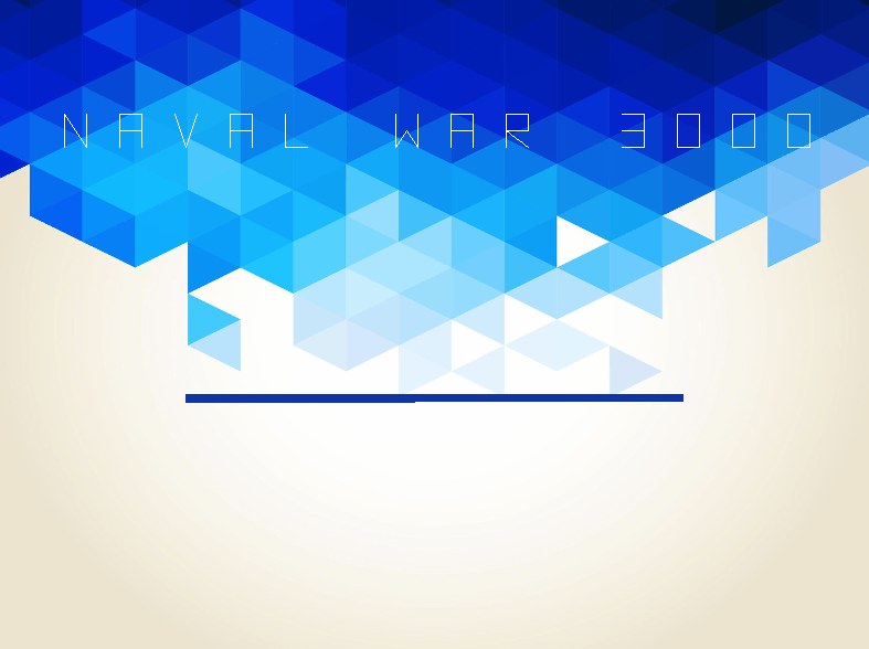 Menu du jeu Naval War 3000